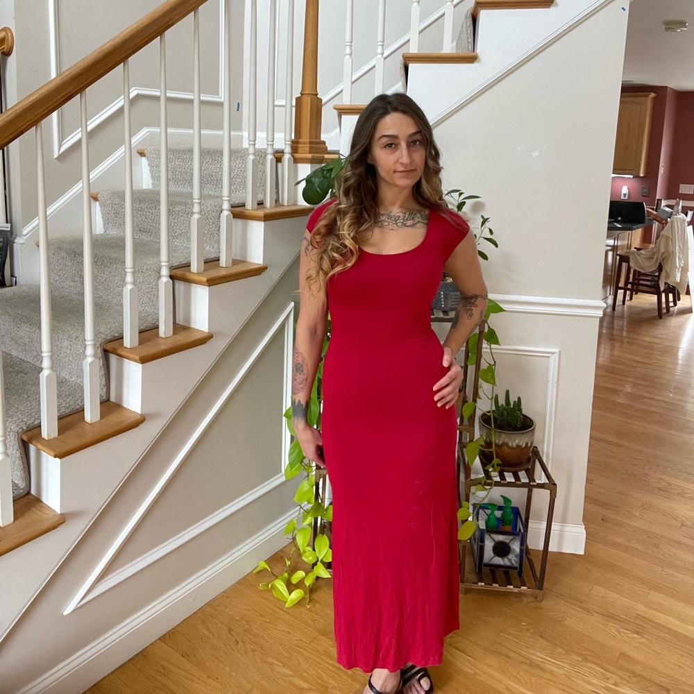 Long beautiful Maxi Dress Tight Fitting and Form Flattering